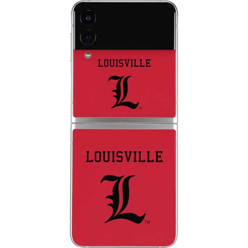 University of Louisville Cardinals Galaxy Z Flip4 5G Skin